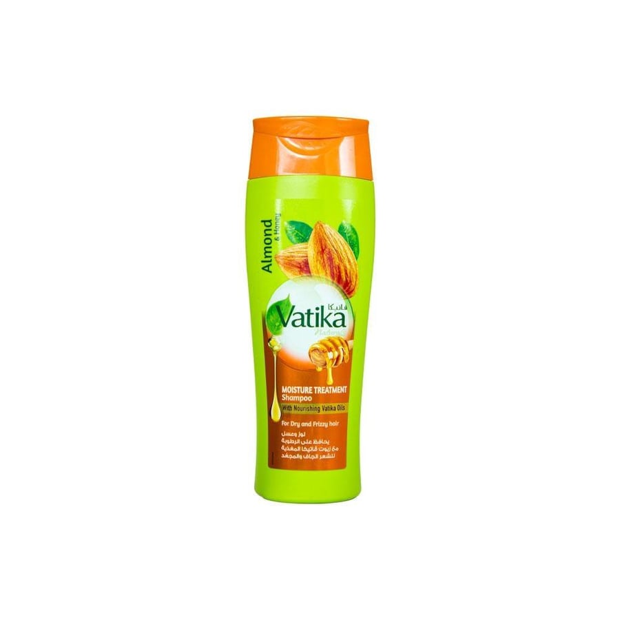 فاتيكا شامبو 200 مل يحافظ علي الترطيب باللوز والعسل VATIKA SHAMPOO 200 ML MOISTURE TREATMENT (ALMOND HONEY )(208207)