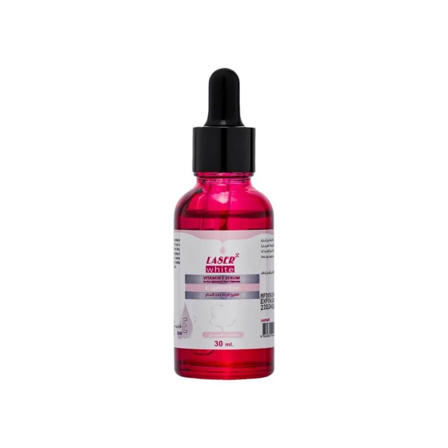 ليزر وايت سيرم فيتامين اي 30مل لتفتيح الوجه وشد المسام LASER WHITE VITAMIN E SERUM 30ML FOR FACE LIGHTENING (509407)