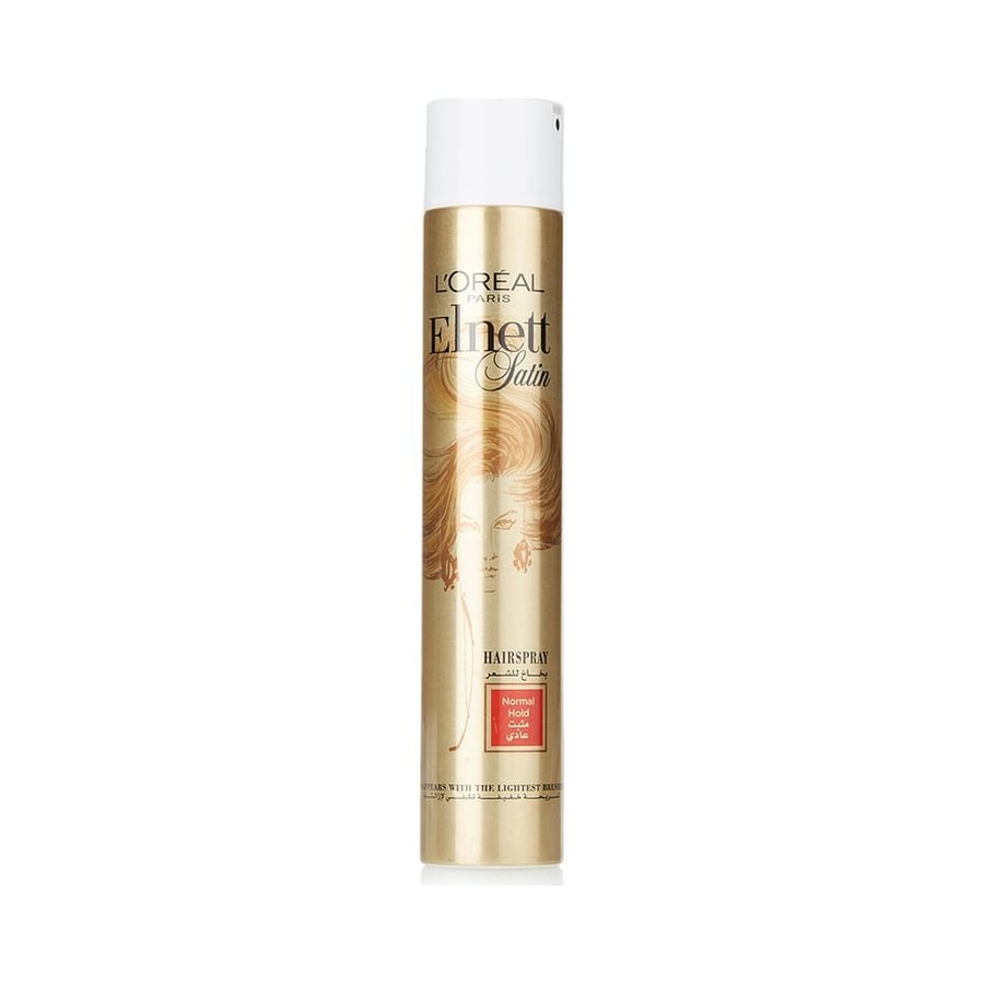 لوريال باريس سبراي للشعر إلنيت ساتن عادي 400-ملي لتر LOREAL PARIS HAIR SPRAY ELNETT SATIN NORMAL 400ML 1018