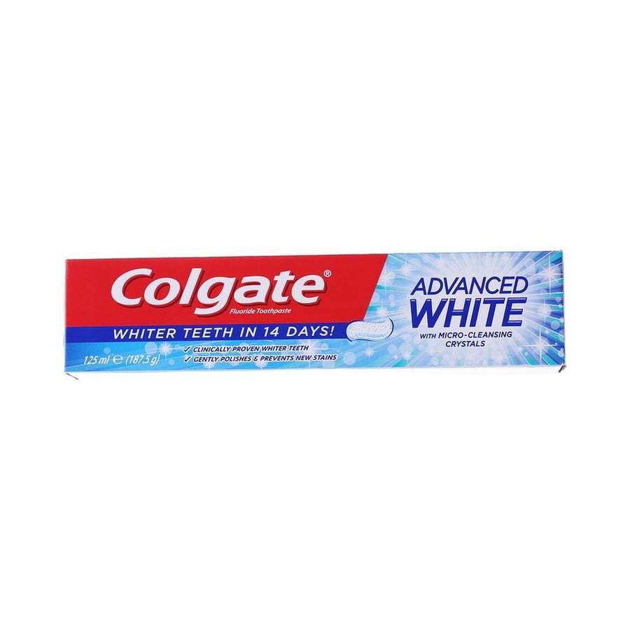 كولجيت معجزن اسنان 125 مل COLGATE T.P 125 ML ADV WHITE (1016)