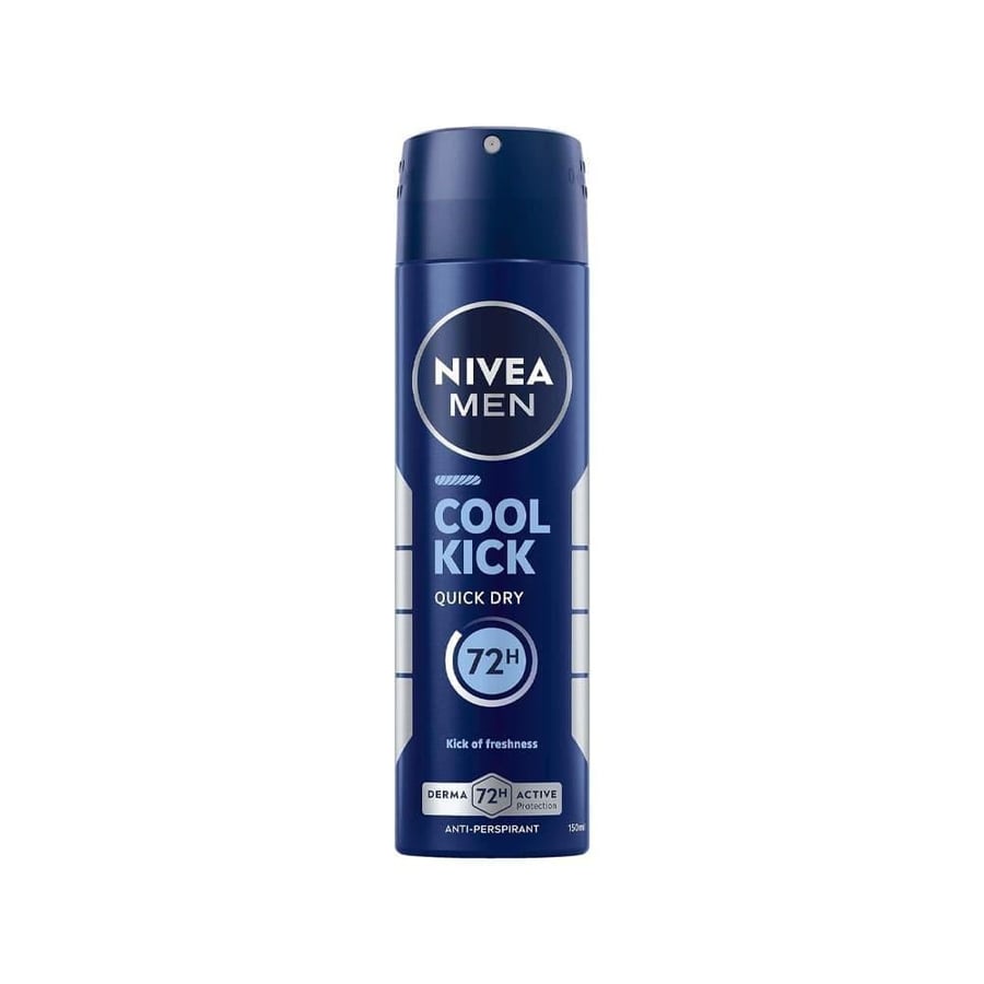 نيفيا بخاخ مزيل عرق رجالي كول كيك 150مل NIVEA DEO SPRAY 150 ML COOL KICK MEN -28838