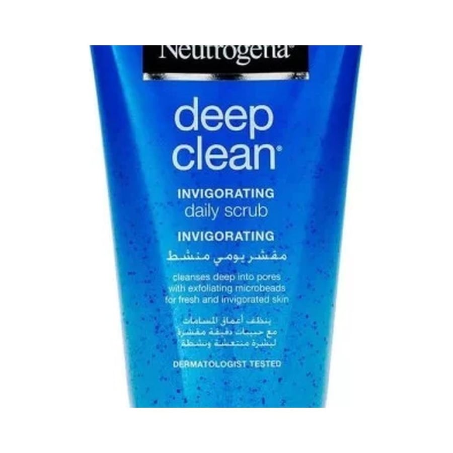 نيتروجينا مقشر يومي منشط عميق المفعول 150مل NEUTROGENA DEEP CLEAN INVIGORATING DAILY SCRUB 150ML(372526)