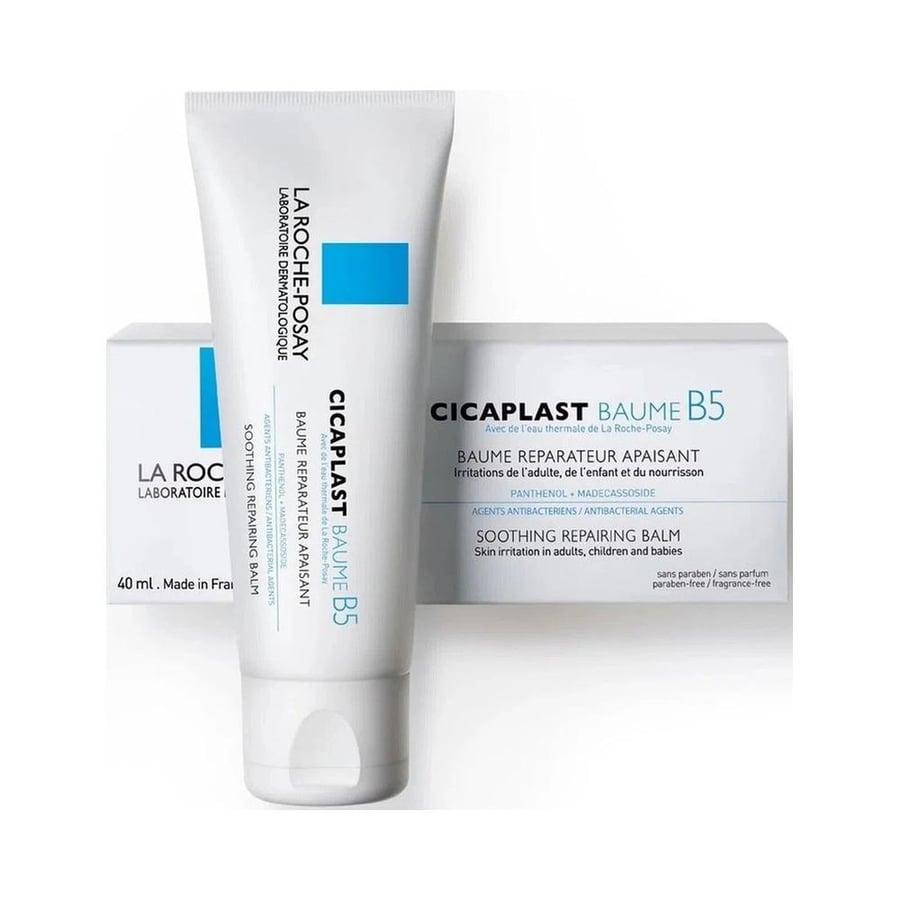 لاروش بوساي 40 مل سيكابلاست بوم برمم ويهدئ  ب5 + جل LA ROCHE POSAY 40 ML CICAPLAST BAUME B5 + GEL (586269)