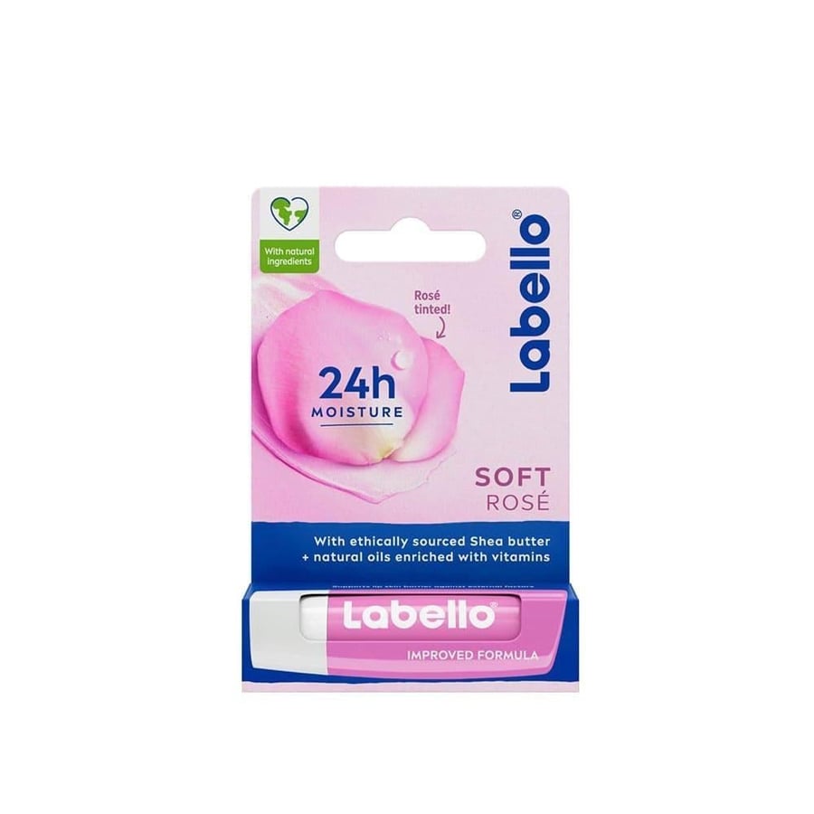 لابيلو مرطب شفايف وردي 4.8جرام LABELLO SOFT ROSE 4.8GM 7016+ 5157