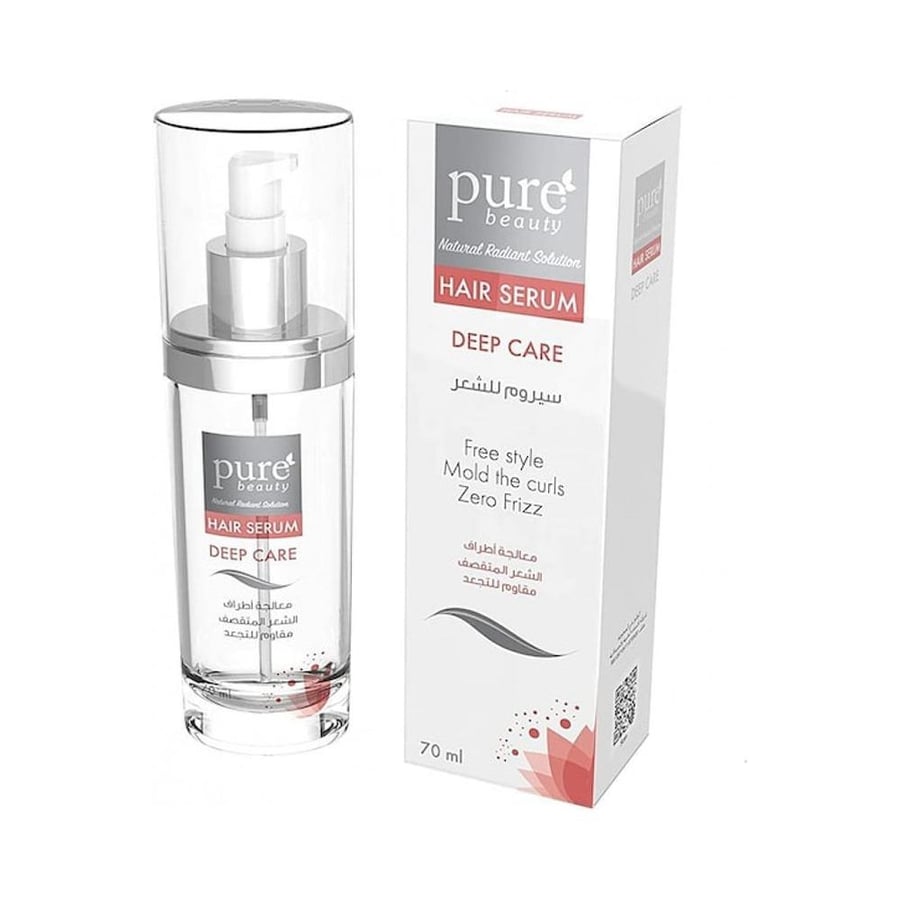 بيور بيوتي سيروم الشعر 70مل عناية عميقة PURE BEAUTY HAIR SERUM 70ML DEEP CARE (270675)