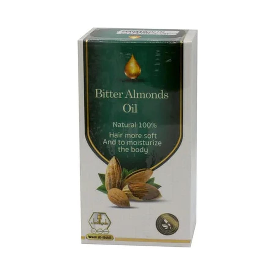 وادي النحل زيت اللوز المر 125مل WADI AL NAHIL--ALMONDS OIL BITTER 125ML (00305)