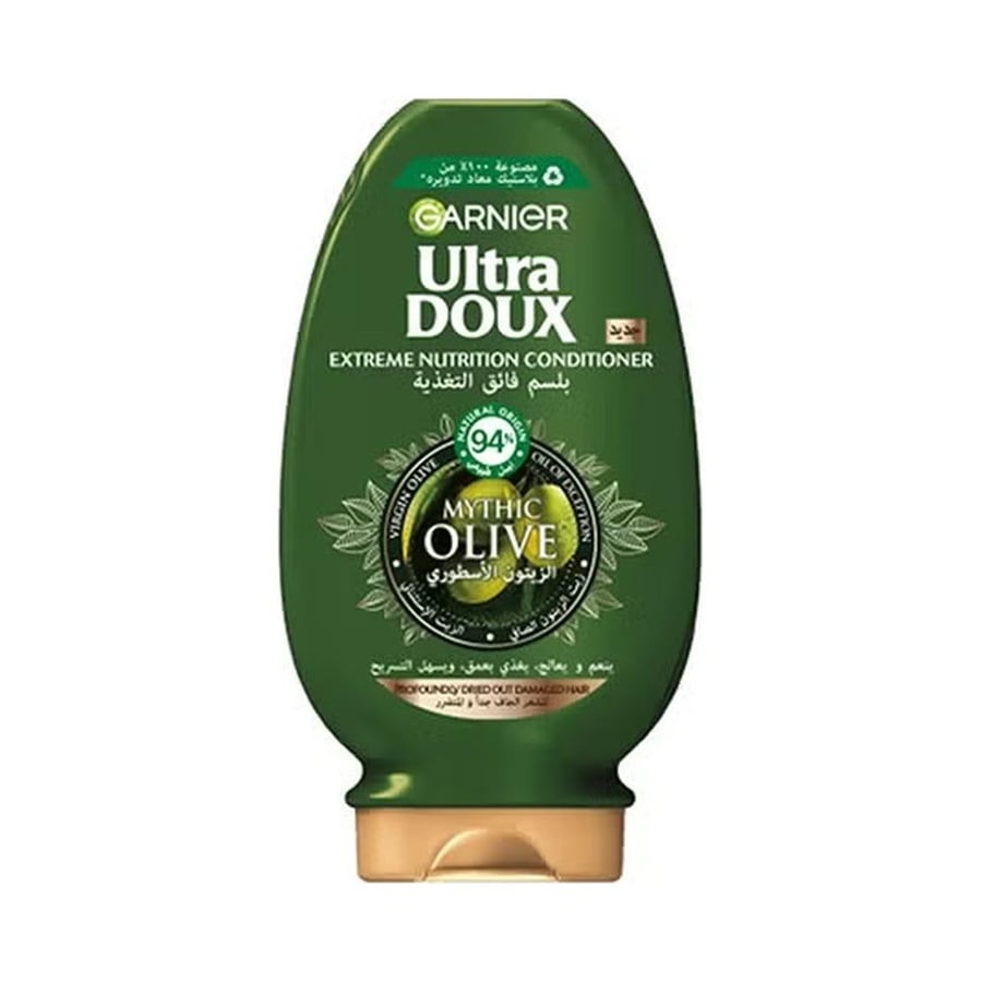 جارنير الترا دوكس بلسم 400مل / 360مل الزيتون الاسطوري للشعر الجاف GARNIER ULTRA DOUX CONDITIONER 400ML / 360ML MYTHIC OLIVE NUTRITION (040580)+(8937)