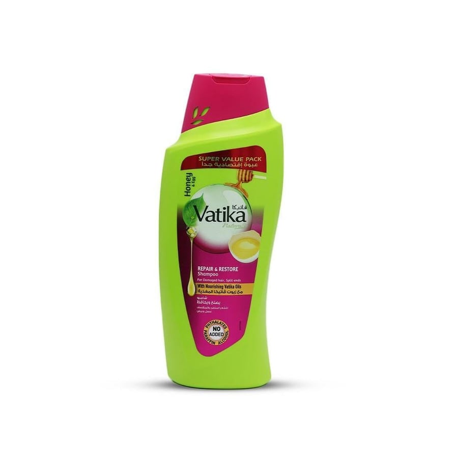 فاتيكا شامبو 700 مل يصلح ويحافظ بالعسل والبيض VATIKA SHAMPOO 700 ML REPAIR&RESTORE EGG - HONEY 701999