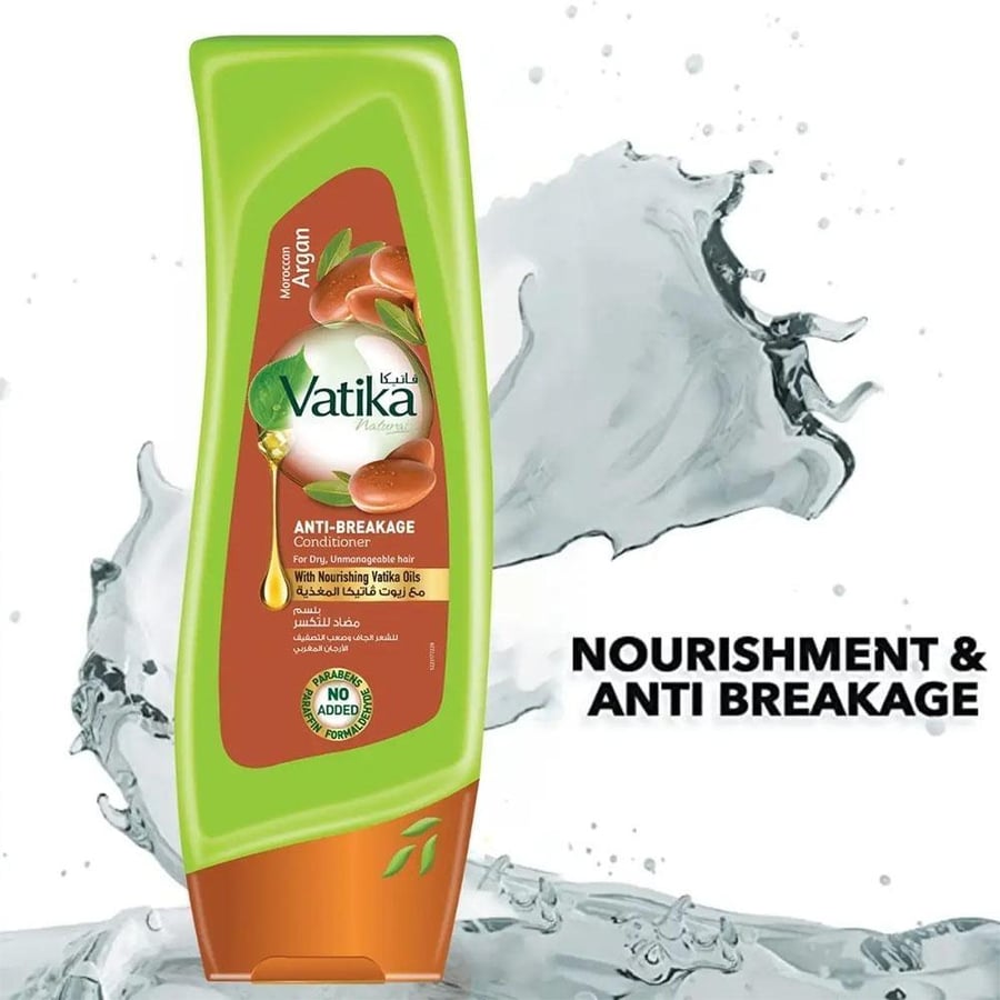 فاتيكا بلسم ترطيب ونعومه بالارجان  400مل VATIKA CONDITIONER ARGAN MOISTURE SOFT 400ML 706499