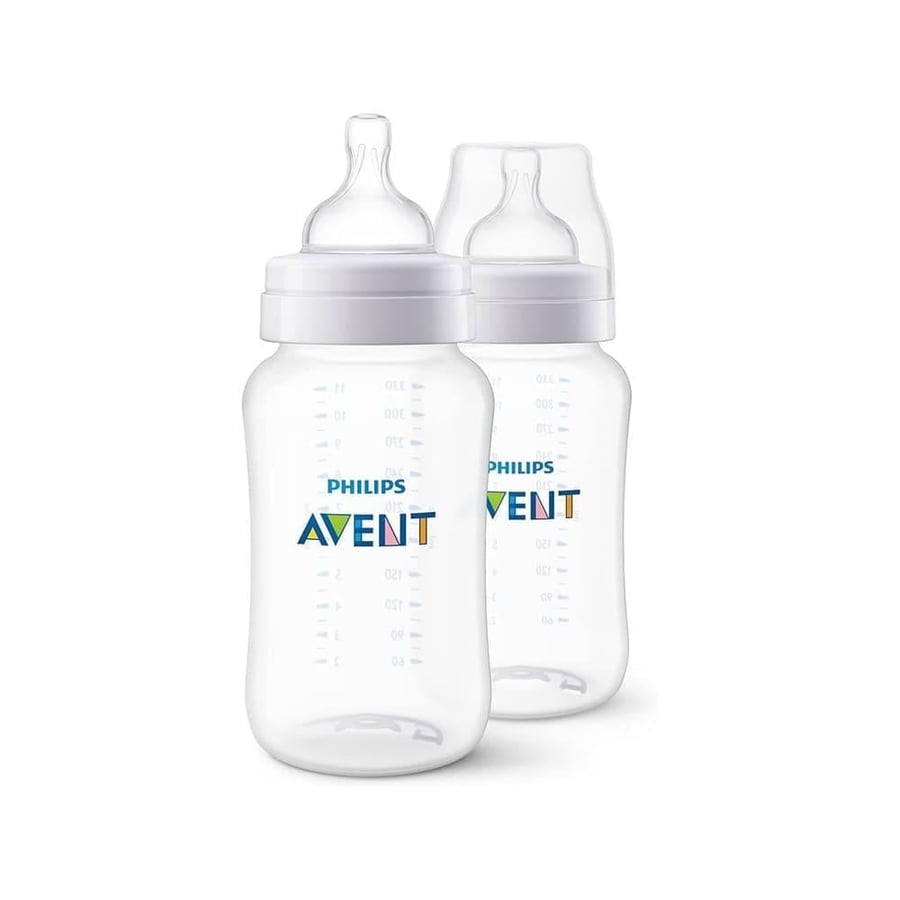 أفنت رضاعة بلاستيك 260مل +1شهر رقم(2) بلاستيك مضادة للمغص -ازرق 103/02 AVENT BOTTLE BIBERON 260ML PLASTIC +1M NO(2) ANTI-COLIQUES - BLUE SCY103/02 (010016)