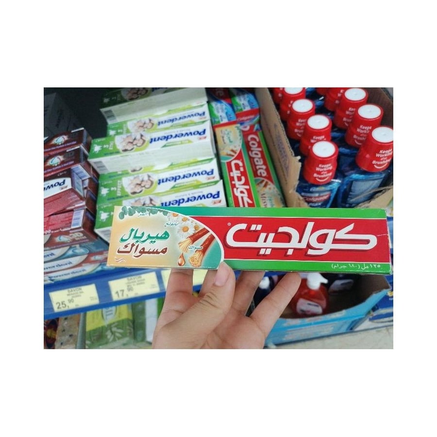 كولجيت معجون أسنان 125 مل هيربال مسواك COLGATE T.P 125 ML HERBAL MISWAK (113010)