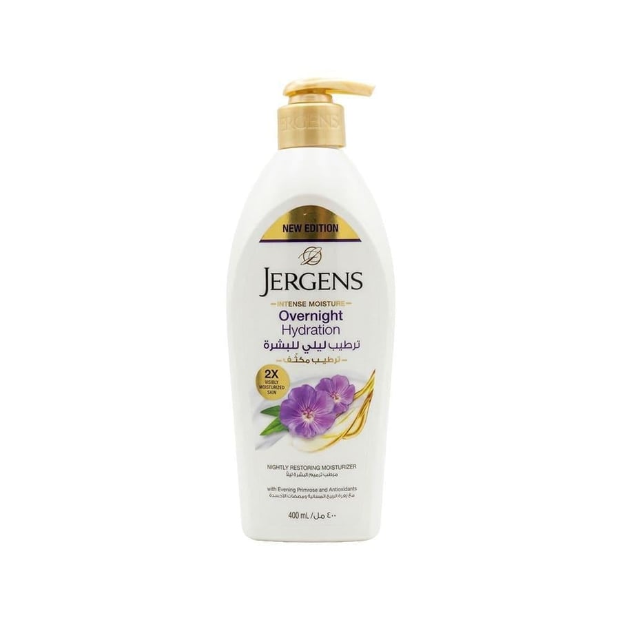 جرجنس لوتيون أوفيرنيت ريباير 400مل JERGENS LOTION 400 ML OVERNIGHT REPAIR