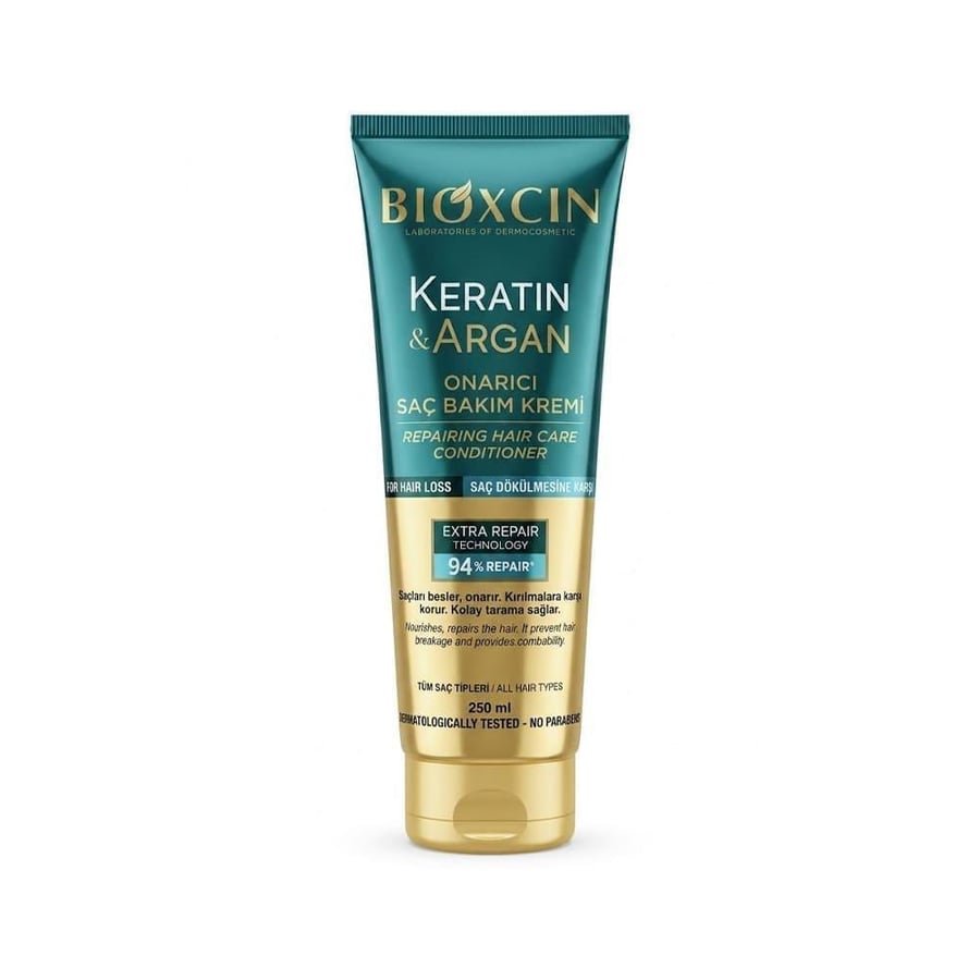 بيوكسين بلسم مرمم للشعر 250مل بالكيراتين والارجان BIOXCIN REPAIRING HAIR CARE CONDITIONER 250ML KERATIN AND ARGAN (31644)