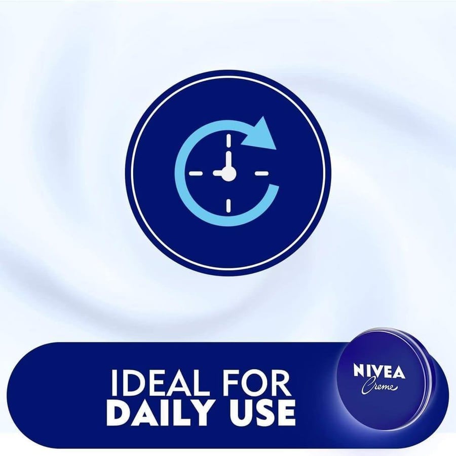 نيفيا كريم 400مل علبه معدنيه ازرق NIVEA CREAM 400ML(METAL BLUE )