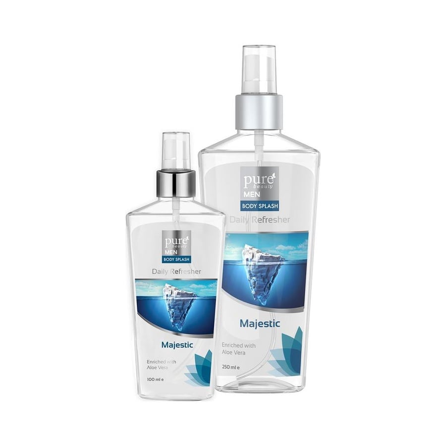 بيور بيوتي بدي سبلاش ماجستيك رجالي 250مل PURE BEAUTY BODY SPLASH MAJESTIC 250ML(1924)