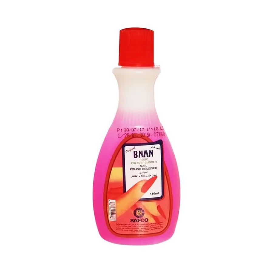 مزيل مناكير 180مل روز BNAN NAIL POLISH REMOVER 180ML ROSE