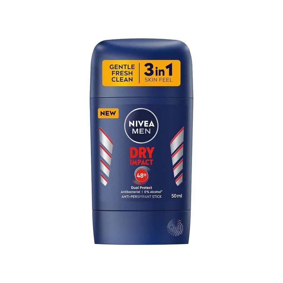 نيفيا ستيك 50مل دراي امبكت للرجال  3في 1 7929 NIVEA STICK 50ML DRY IMPACT 3IN 1 7929