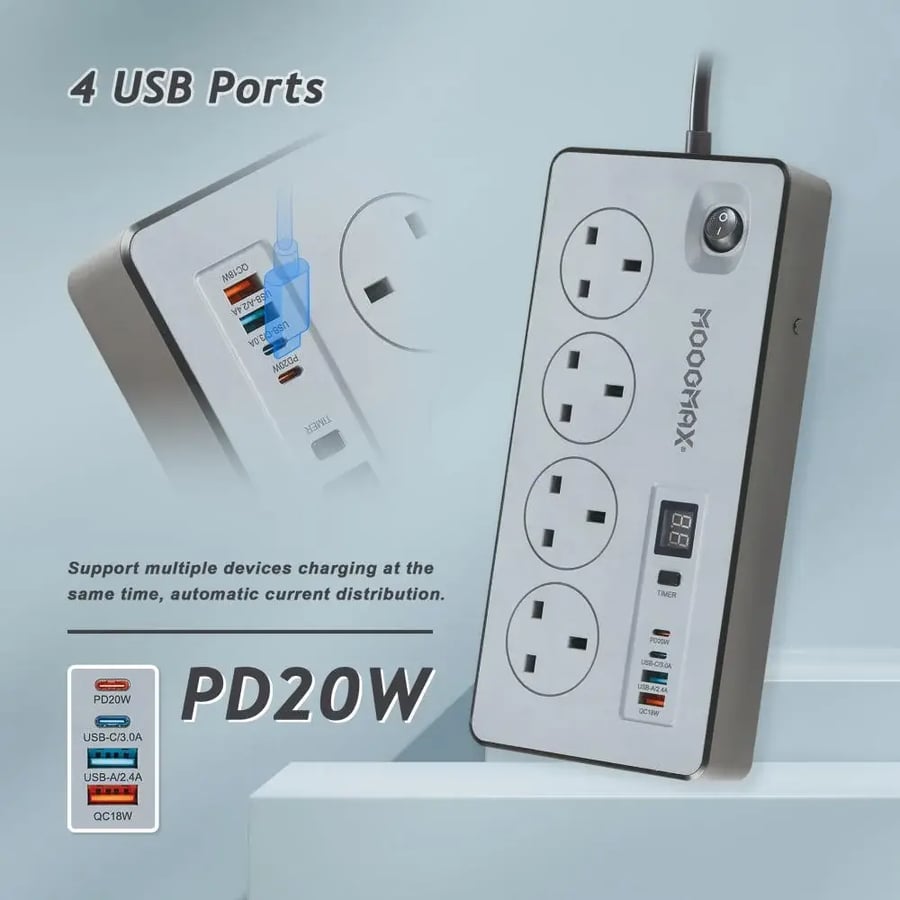 توصيلة كهربائية 5 متر MX-EC001 BATUM موج ماكس