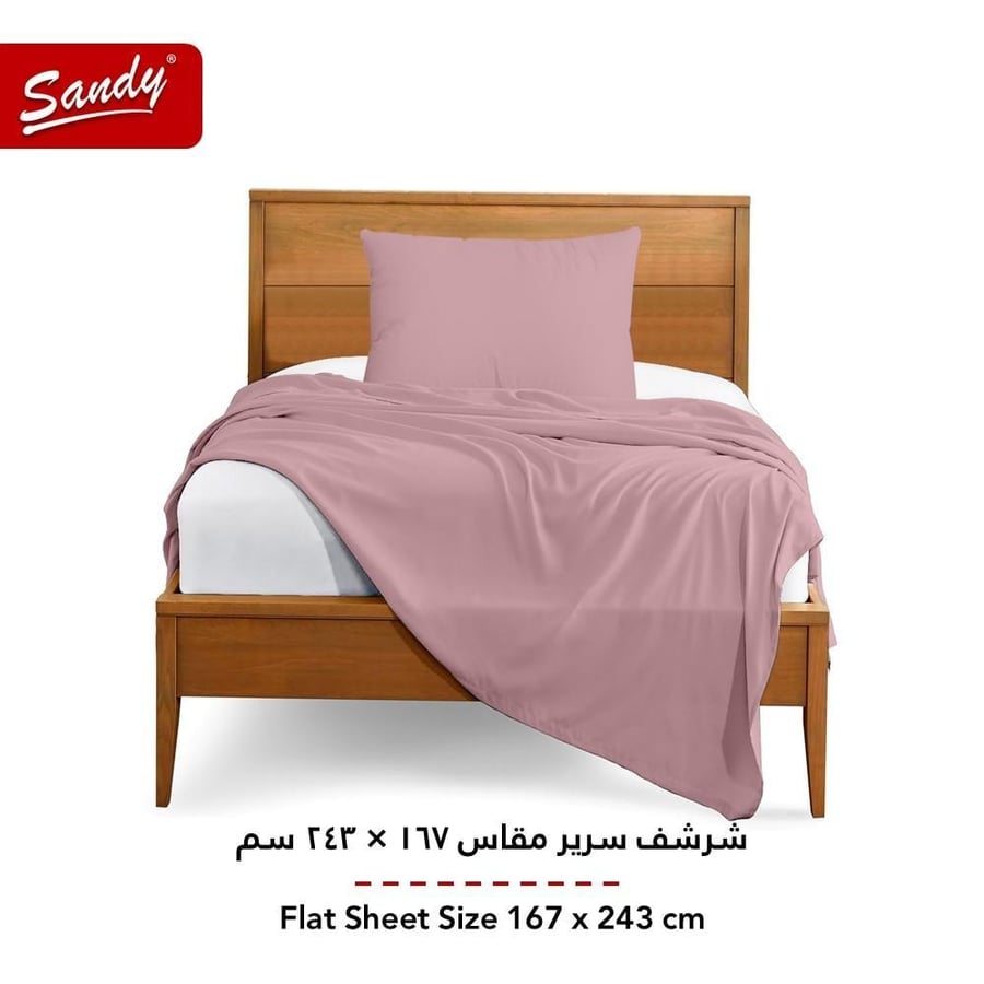 Sandy simple single bed sheet set - Nod