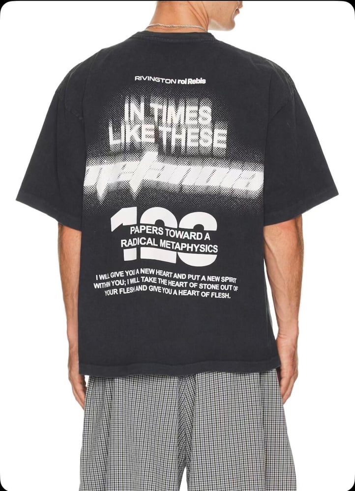 black t-shirt