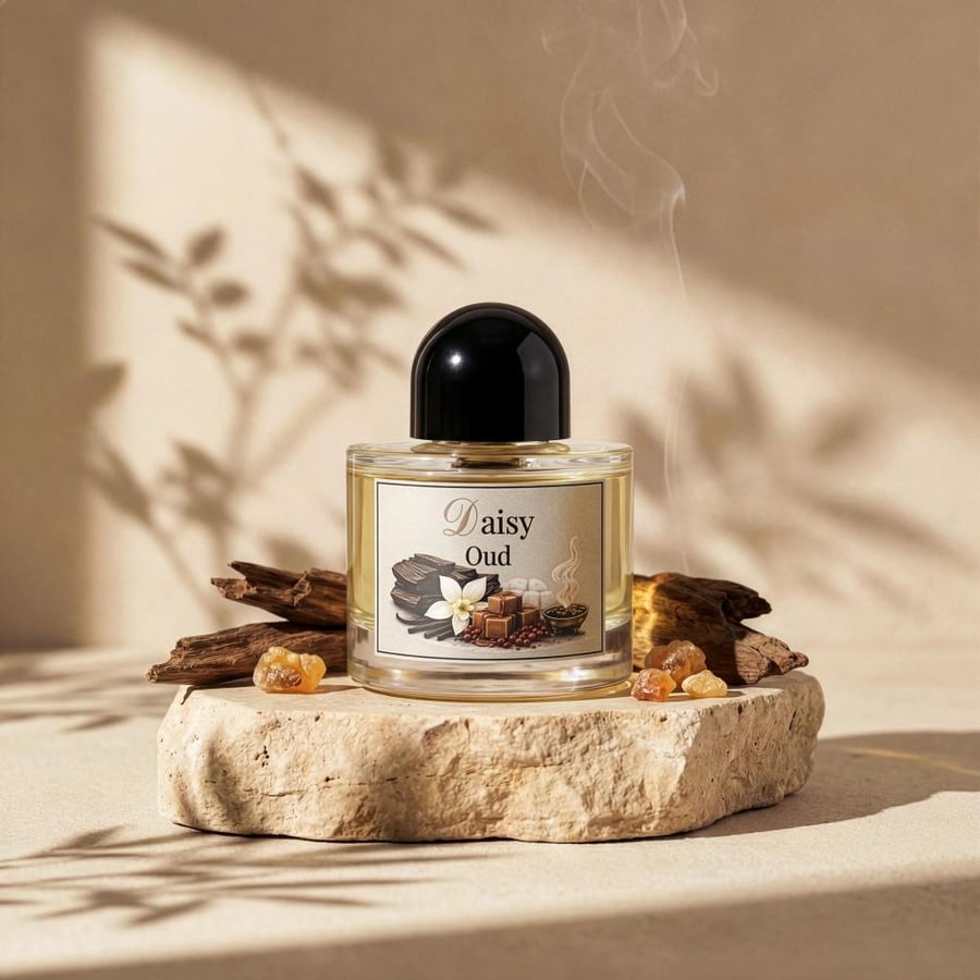 عطر عود  - حجم  100 ml   عطر يجمع بين دفء العود الشرقي ونعومة الفانیلا ]