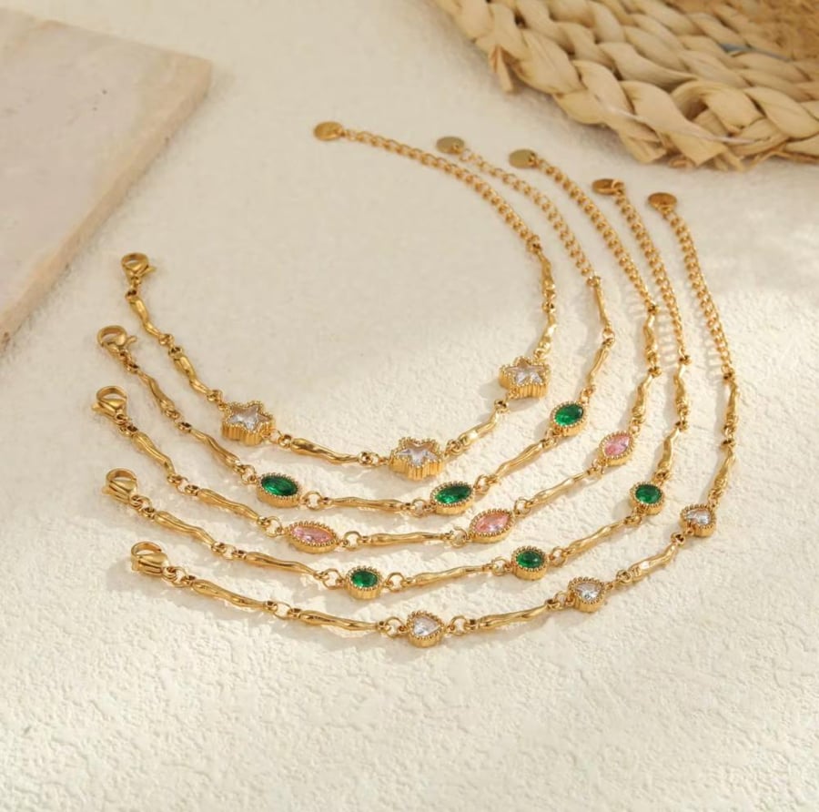 اسوارة مطلية ذهب