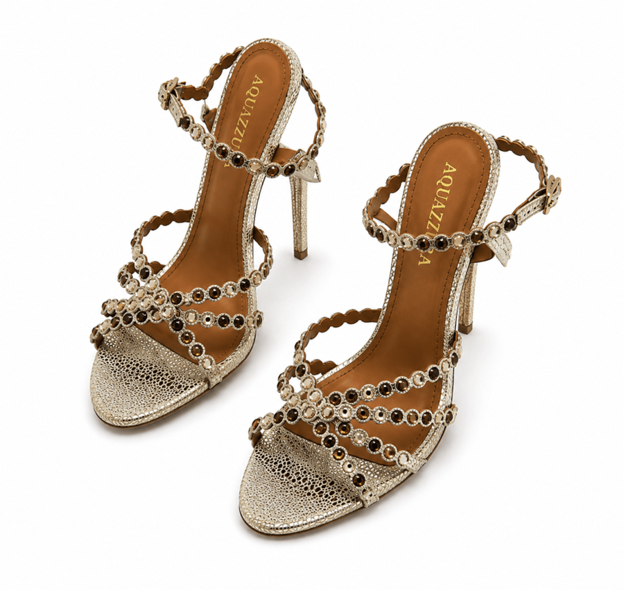 AQUAZZUR كعب عالي وفصوص