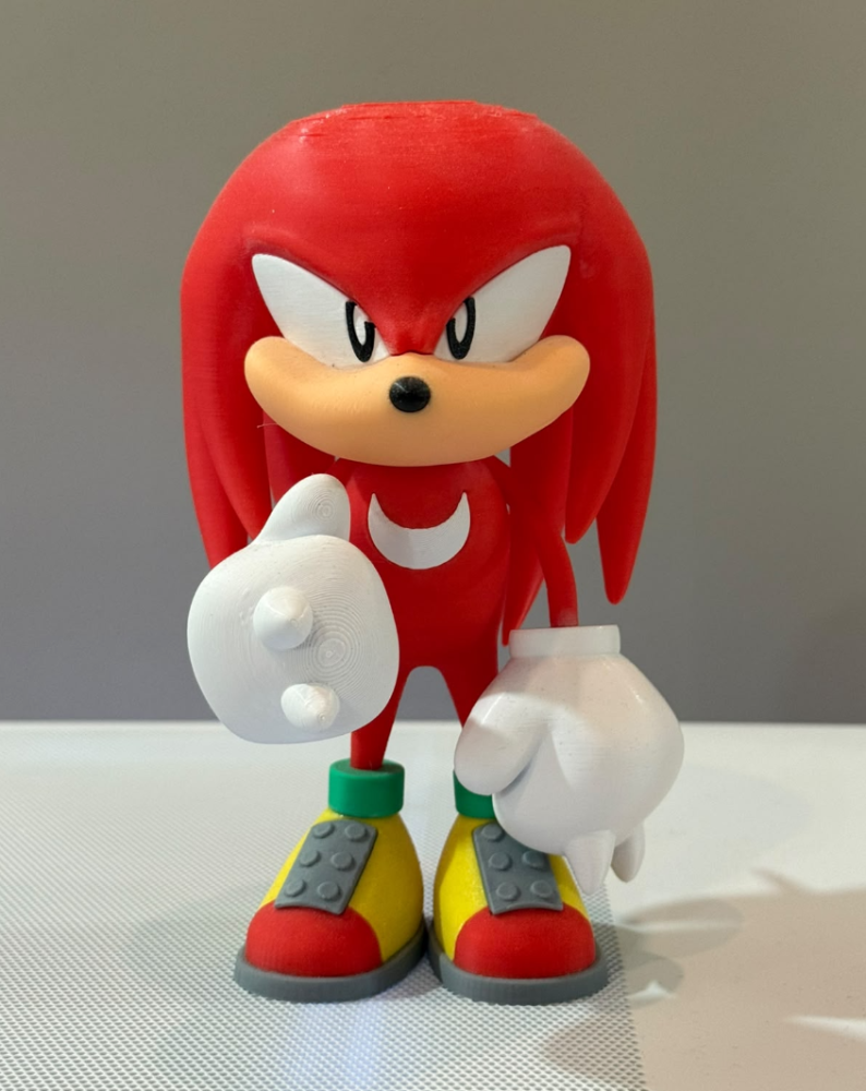 ️ مجسم ناكلز ثلاثي الأبعاد – Sonic