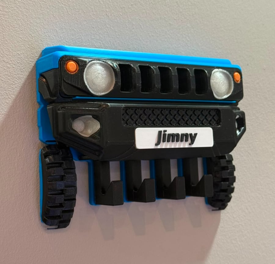 حامل مفاتيح جداري بتصميم سوزوكي جمني  Suzuki Jimny