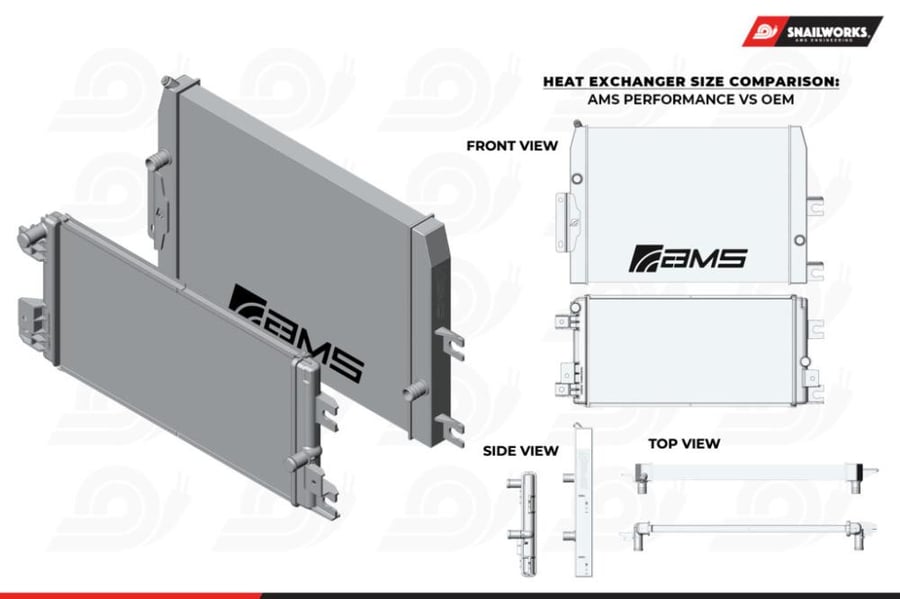 AMS Nissan Z 2023+ Heat Exchanger