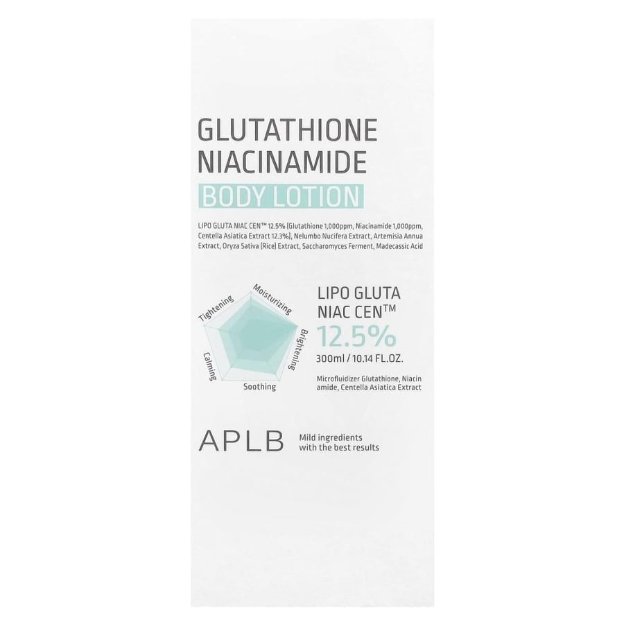 APLB Glutathione Niacinamide Body Lotion لوشن تبييض الجسم الكوري بالقل