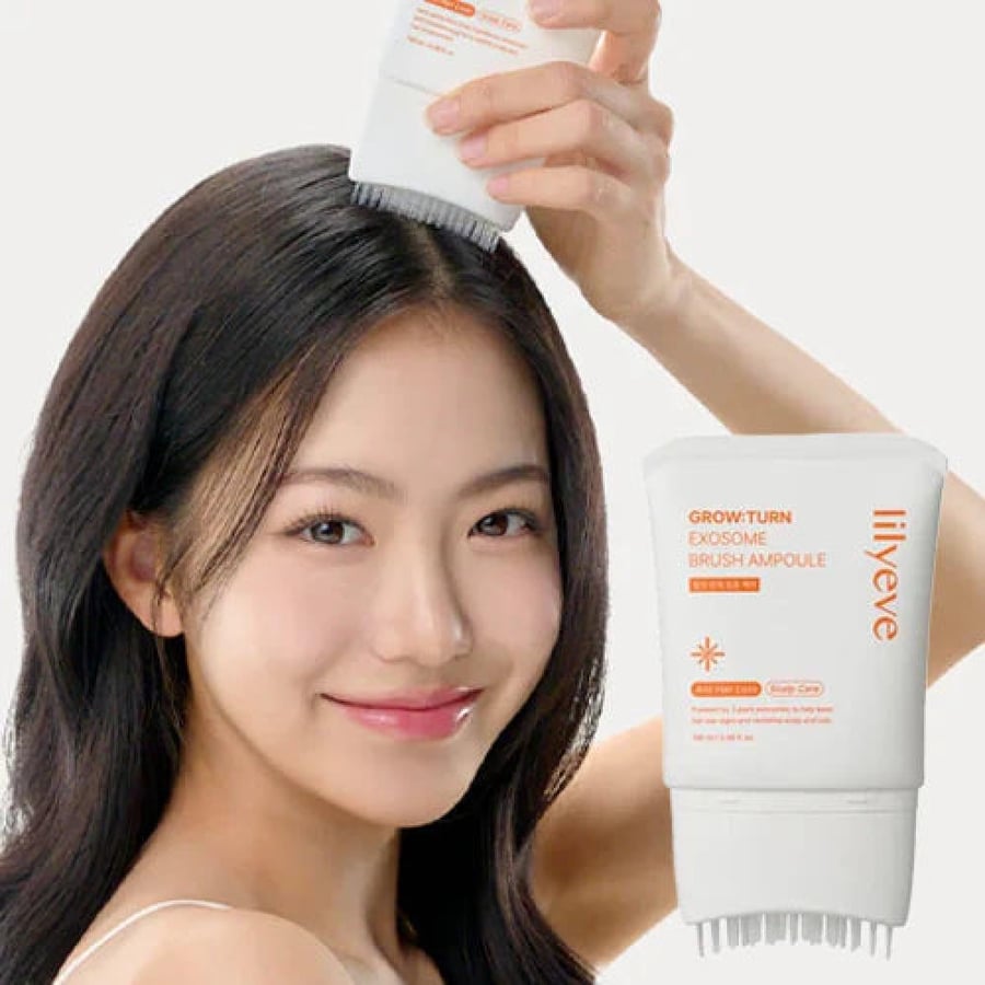 liLYEVE Renewal GROW TURN EXOSOME Brush Ampoule 100ml سيروم كثافة الشع