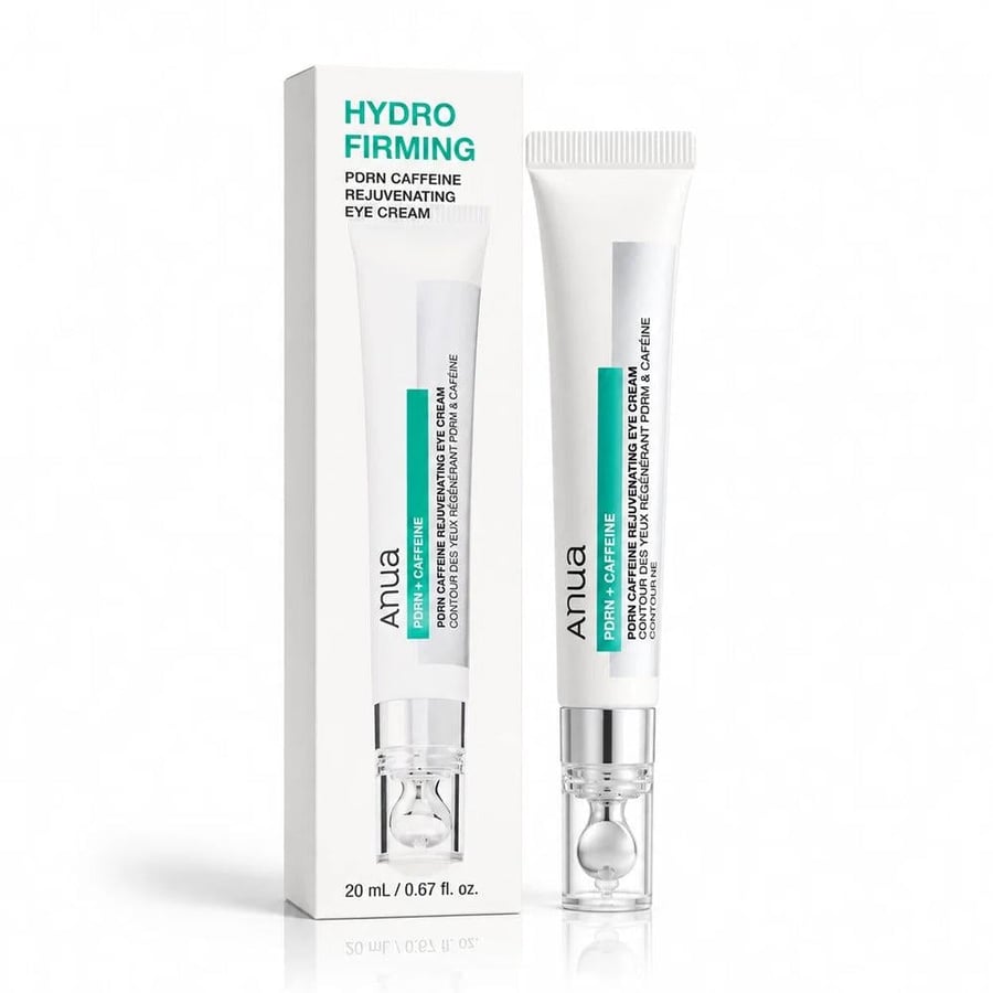 anua pdrn caffeine rejuvenating eye cream أنوا كريم العين بالسالمون و