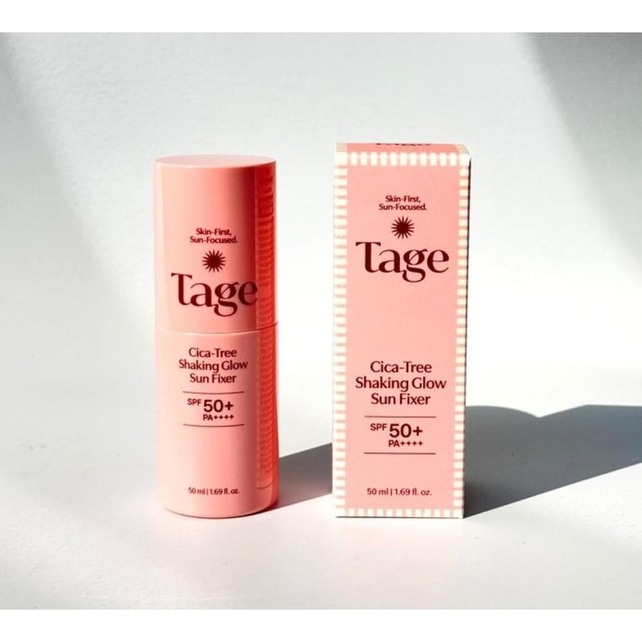 Tage Cica Tree Shaking Glow Sun Fixer بخاخ واقي شمس و مثبت ميكب