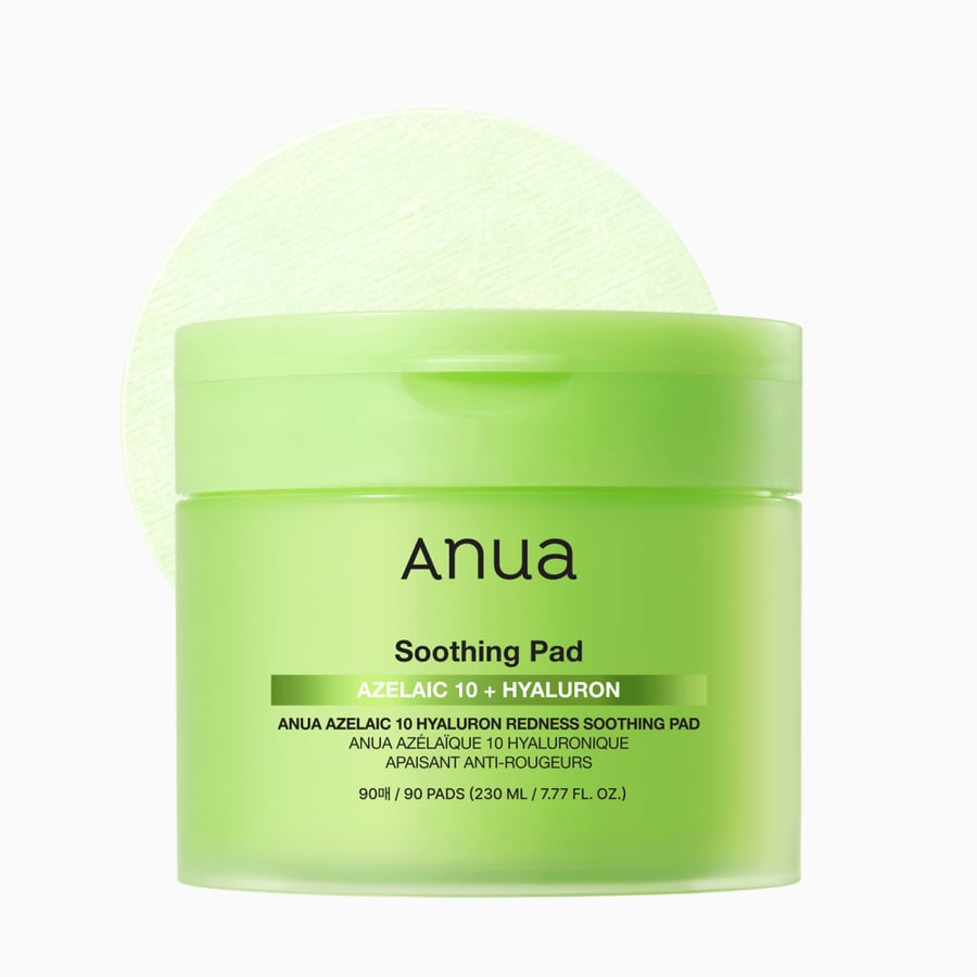 Anua  Azelaic 10 Hyaluron Redness Soothing Pad أنوا التونر بادز الأخضر