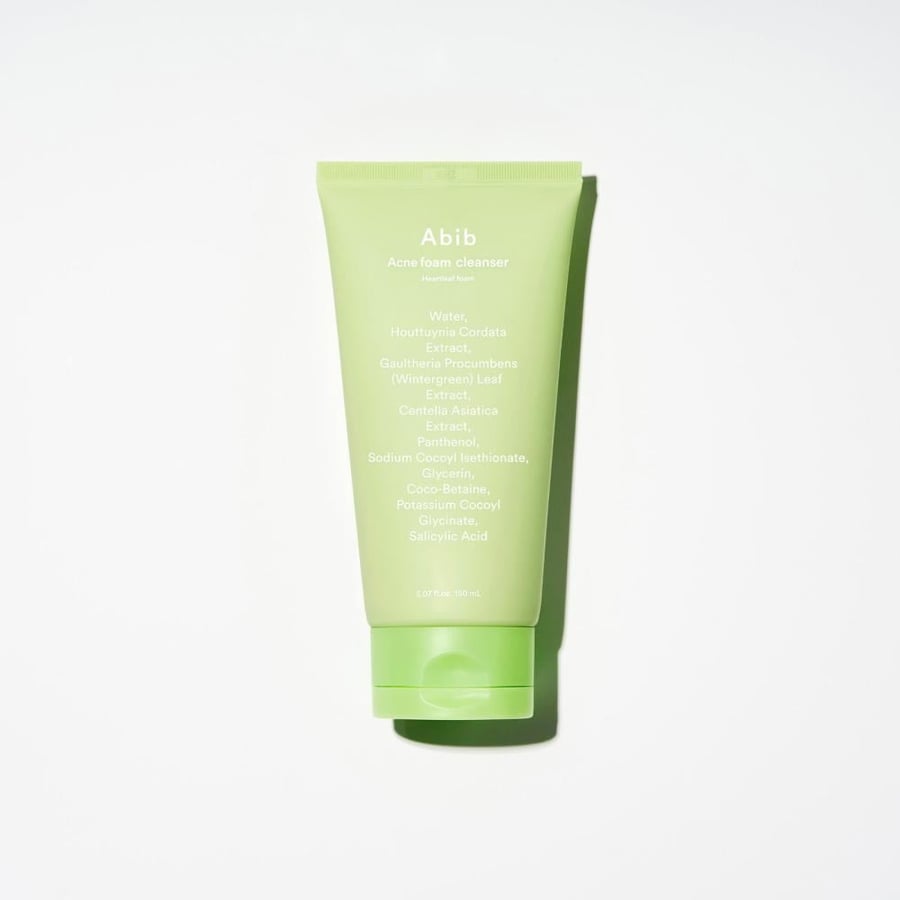 Abib  Acne Foam Cleanser Heartleaf Foam غسول أبيب لتصفية البشرة