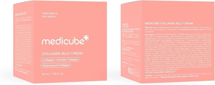 medicube collagen jelly cream 50ml mini كريم الكولاجين الكوري ميني