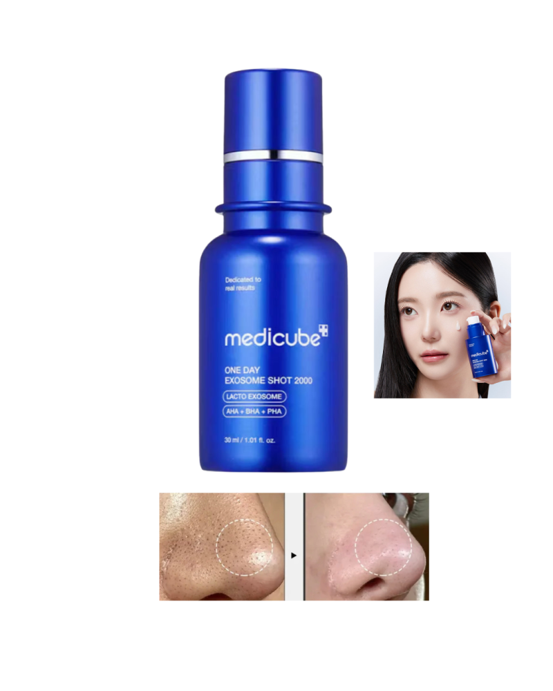 medicube  One Day Exosome Shot Pore Ampoule 2000  سيروم الاكسوزوم شوت