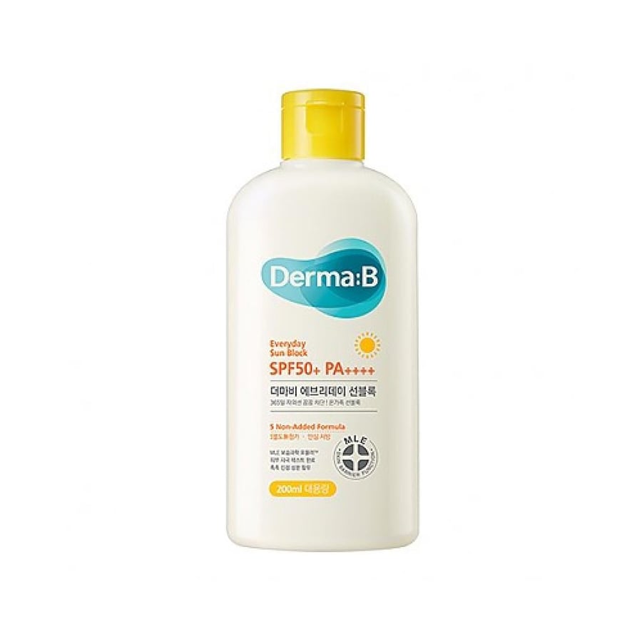 Derma: B  Everyday Sun Block واقي شمس حمايه عاليه للجسم و للوجه لكل أفراد العائله