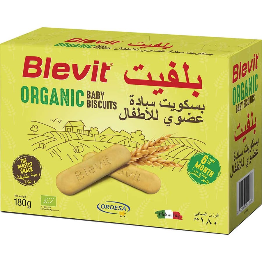 بليفيت بسكويت أطفال عضوي +6 شهور 180 جرام