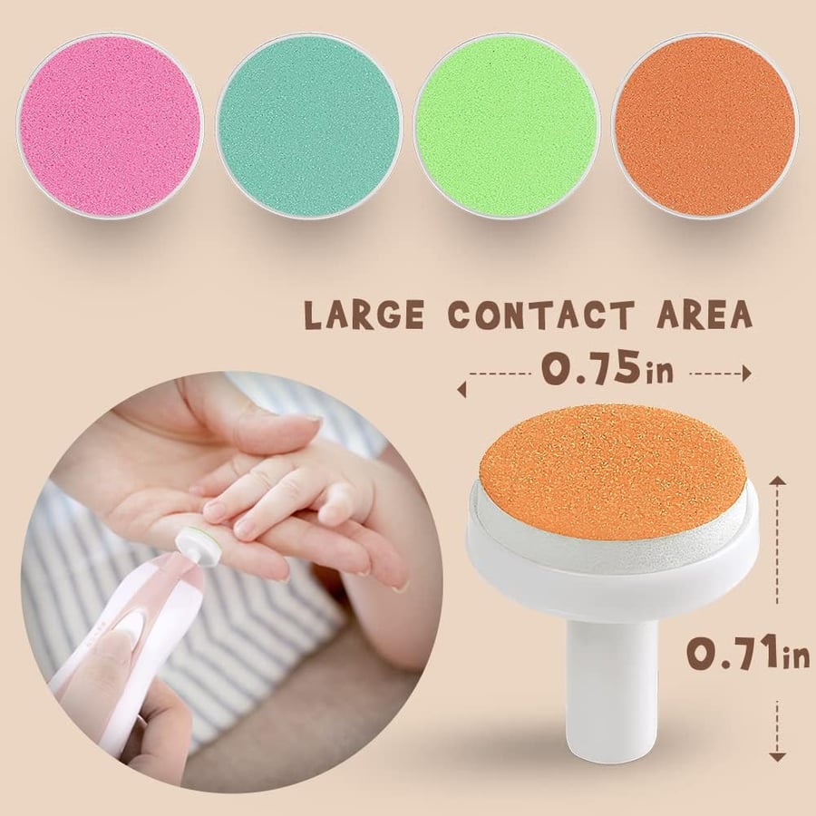 HAAKA ELECTRIC NAIL TRIMMER REPLACEMENT PADS 1SET