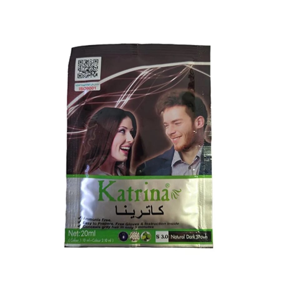 كاترينا شامبو صبغة شعر بني