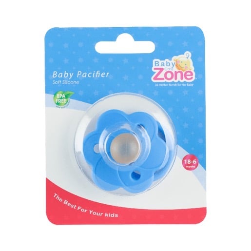 BABY ZONE لهاية سيليكون طري 12-6 شهر 8131