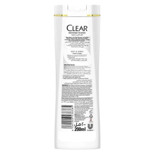 CLEAR WOMEN 2X1 SOFT & SHINY SH 400ML