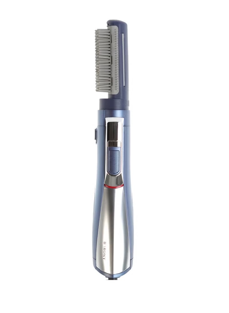 Baroni hair dryer 2 pieces 1200 watts blue-silver colour