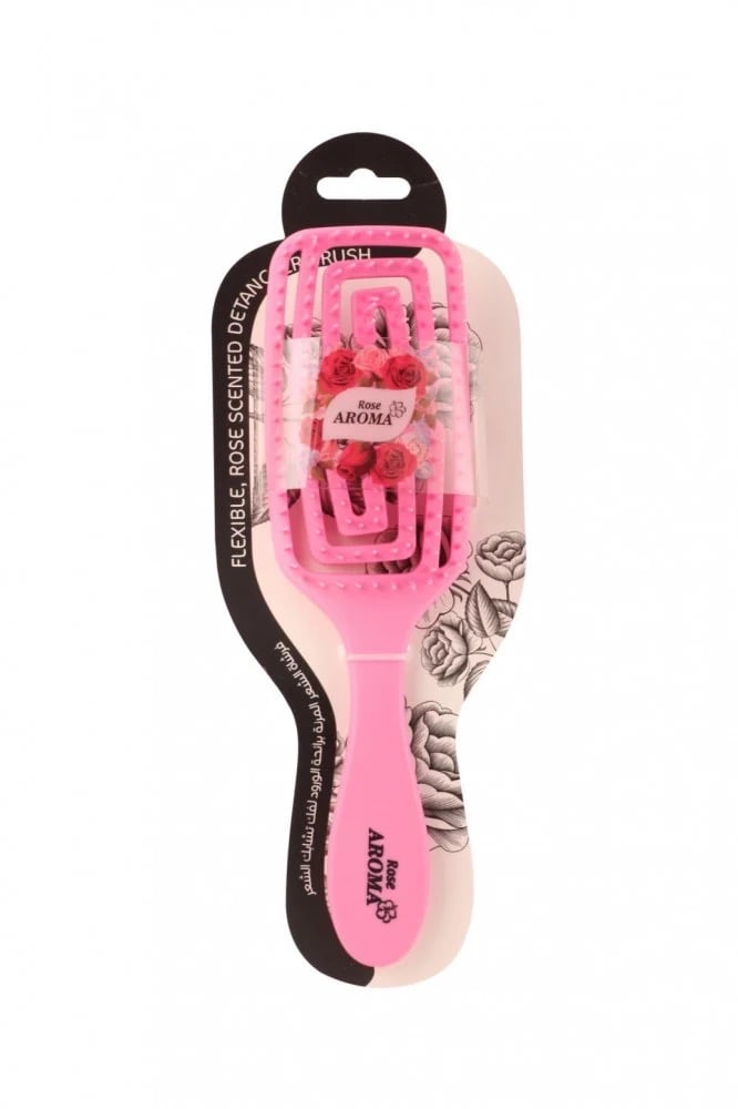 ROSE AROMA Soft Hairbrush with Multiple Scents, Detangling 4741