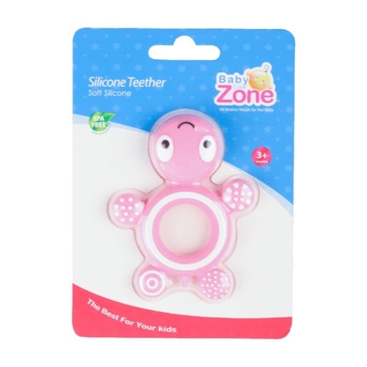BABY ZONE عضاضة سيليكون بشكل سلحافاة 8258