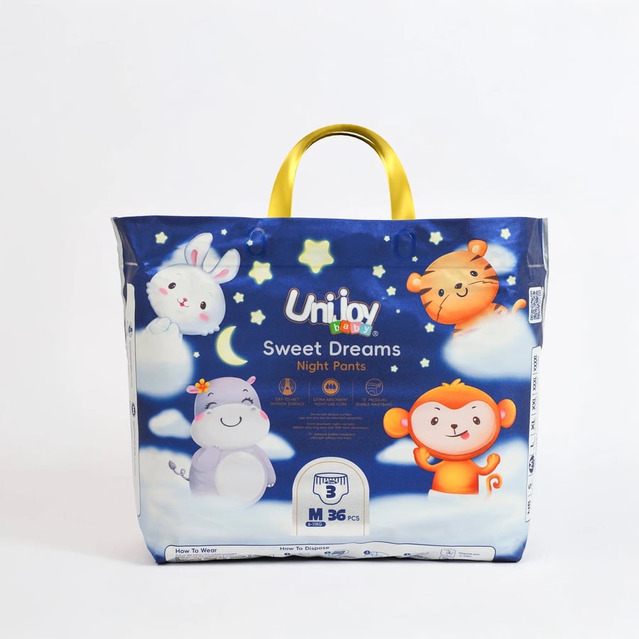 UNIJOY BABY OXYGEN CARE PANTS MINI M NO3 38PCS