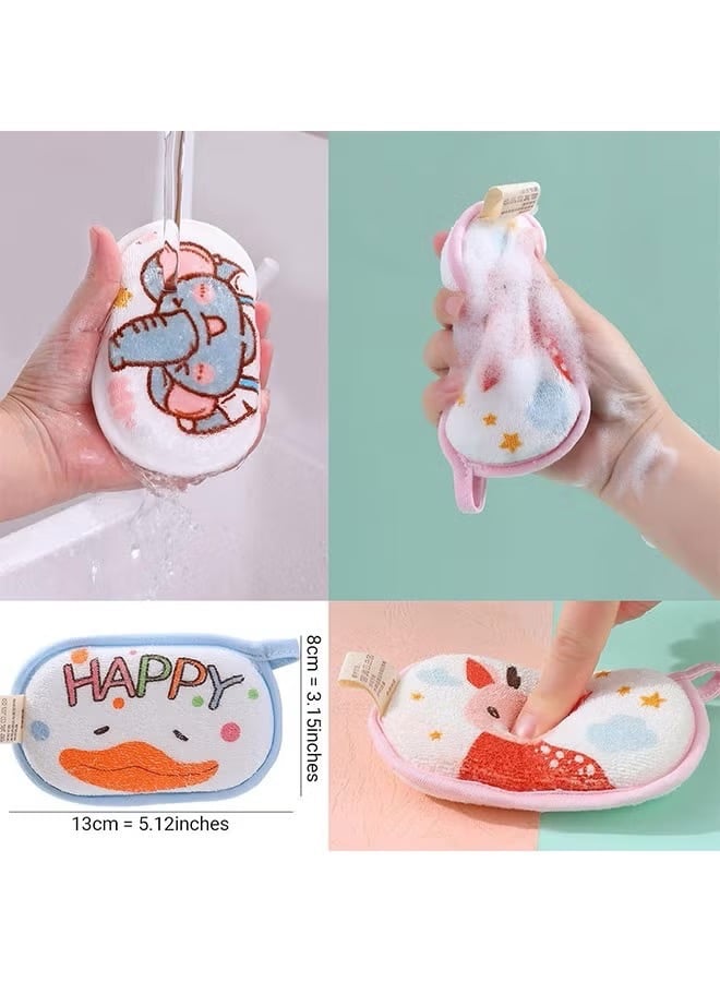 BABY ZONE Baby Bath Support Sponge, 4 Pieces