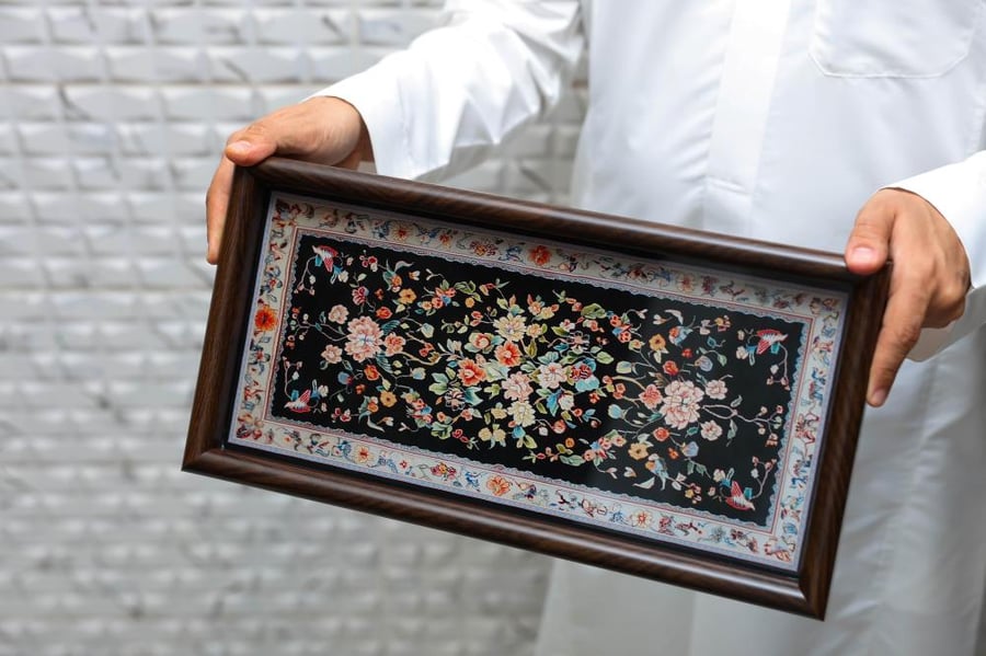 صينية مفرد بنقش الزل الفاخر